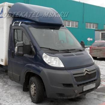  Обтекатель (спойлер) на Ситроен Джампер (Citroen Jumper) 2,0м на раме без сверления