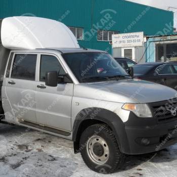 Спойлер на УАЗ дубль кабина