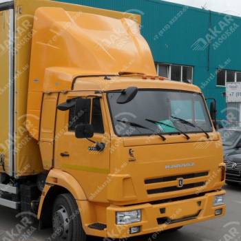 Cпойлер на КамАЗ 4308 желтый