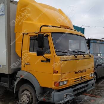 Обтекатель на КамАЗ 4308 желтый без спальника
