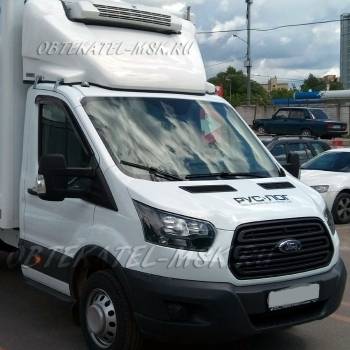Обтекатель (спойлер) на Форд Транзит (Ford Transit) 2,2м на раме с вырезом под рефрижератор