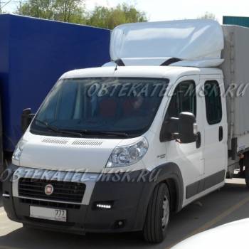 Обтекатель (спойлер) на Фиат Дукато (Fiat Ducato) дубль кабина регулируемый Обтекатель (спойлер) на Фиат Дукато (Fiat Ducato) дубль кабина регулируемый