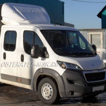 Обтекатель (спойлер) на Фиат Дукато (Fiat Ducato) дубль кабина регулируемый Обтекатель (спойлер) на Фиат Дукато (Fiat Ducato) дубль кабина регулируемый