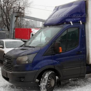 Обтекатель (спойлер) на Форд Транзит (Ford Transit) 2,2м RAL 5022